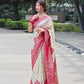 Golden Blossom Banarasi Saree