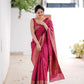 Radiant Magenta Kanchipuram Silk Saree