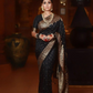 Midnight Gold Banarasi Silk Saree