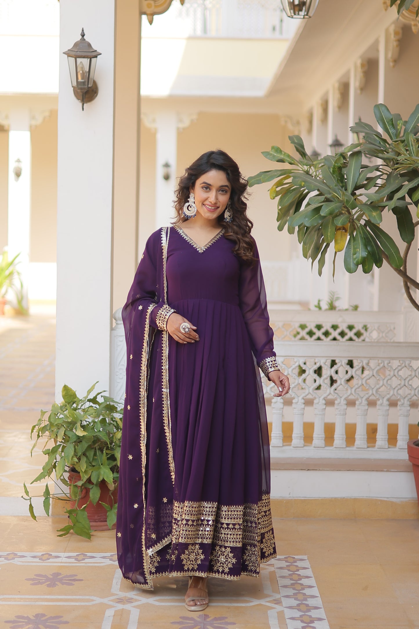 Courtyard Royalty Anarkali Gown