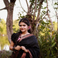 Ebony Elegance Silk Saree