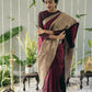 Maroon Elegance Kanjivaram Saree