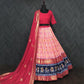 Dolla Silk Lehenga with Patola & Foil Print