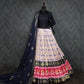 Dolla Silk Lehenga with Patola & Foil Print