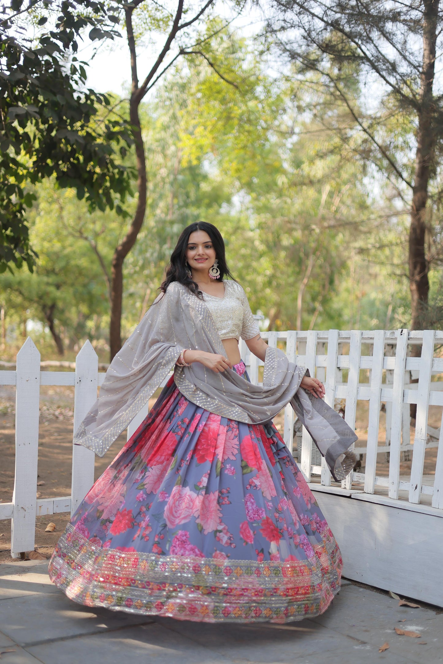 Floral Serenity Lehenga Choli