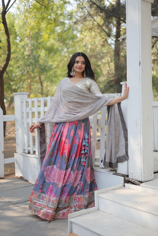 Floral Serenity Lehenga Choli