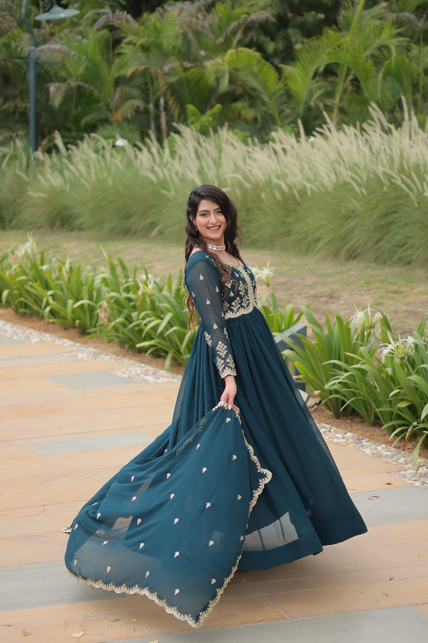 Emerald Elegance Gown