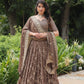 Regal Golden Embroidered Lehenga Choli