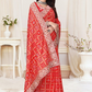 Royalty Drape Bandhani