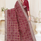 Royalty Drape Bandhani